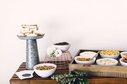 Winter dessert bar