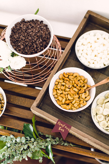Winter dessert bar