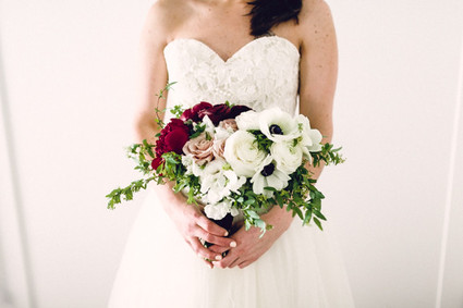 Winter bridal bouquet