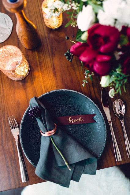 Cozy winter wedding inspirations