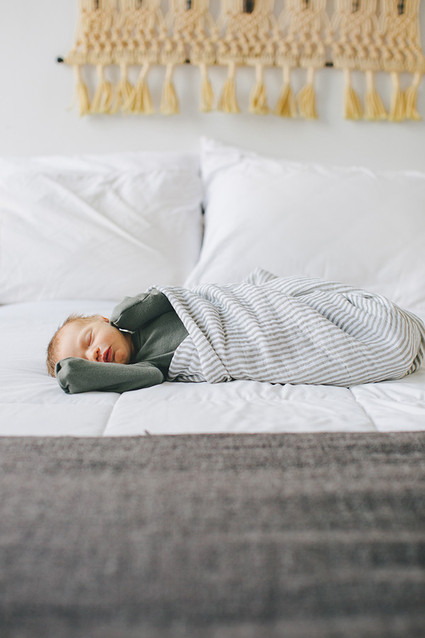 Park Slope newborn photos at home