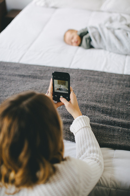 Park Slope newborn photos at home