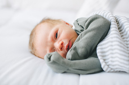 Park Slope newborn photos at home