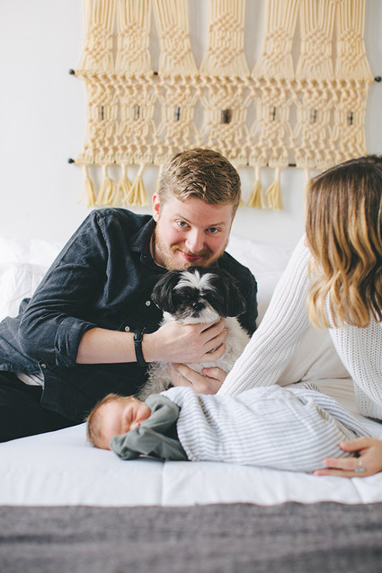 Park Slope newborn photos at home