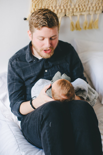 Park Slope newborn photos at home