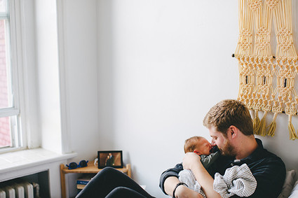 Park Slope newborn photos at home