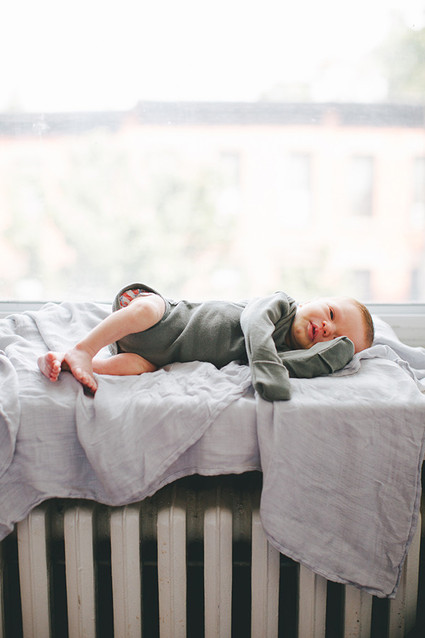 Park Slope newborn photos at home