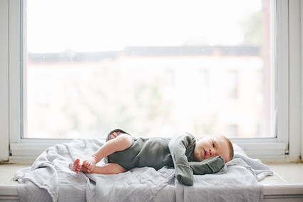 Park Slope newborn photos at home
