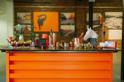 Modern wedding bar
