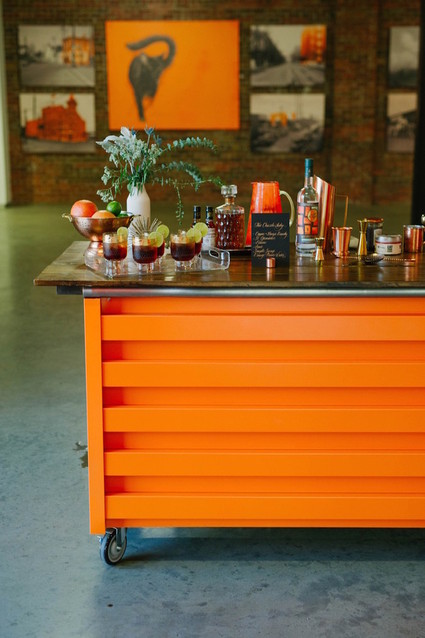 Modern wedding bar