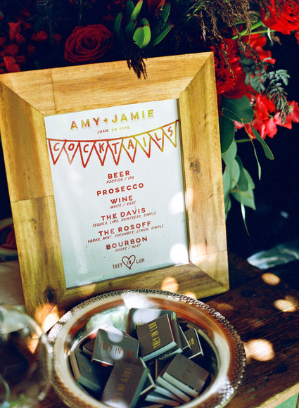 Wedding signage