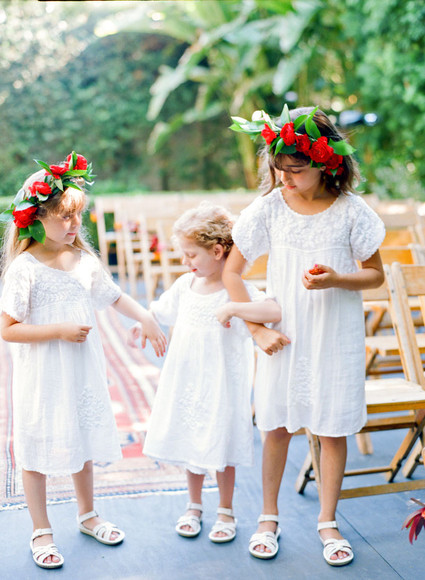Flower girl portrait