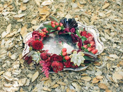 Bridal flower crown