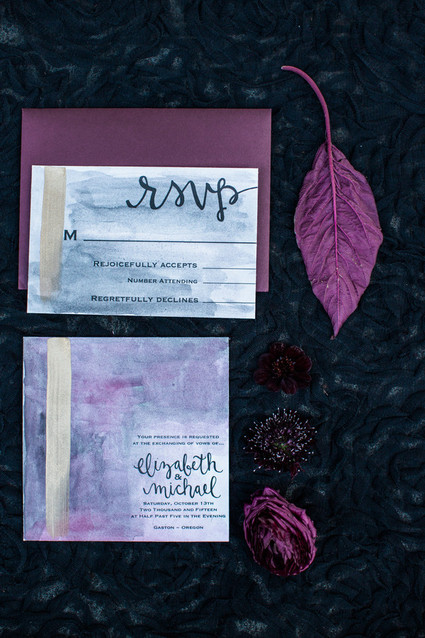 Wedding invitation suite