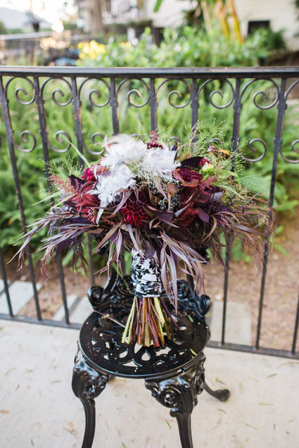 Bohemian bridal bouquet