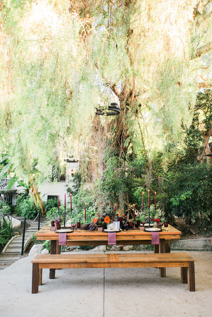 Bohemian halloween wedding inspiration