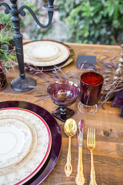 Bohemian halloween wedding inspiration