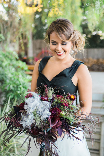 Bohemian halloween wedding inspiration