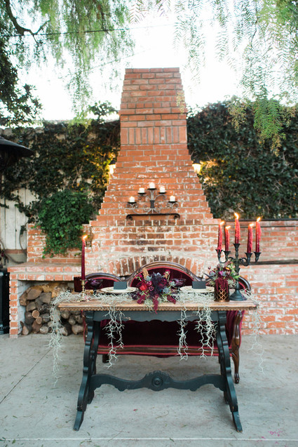 Bohemian halloween wedding inspiration