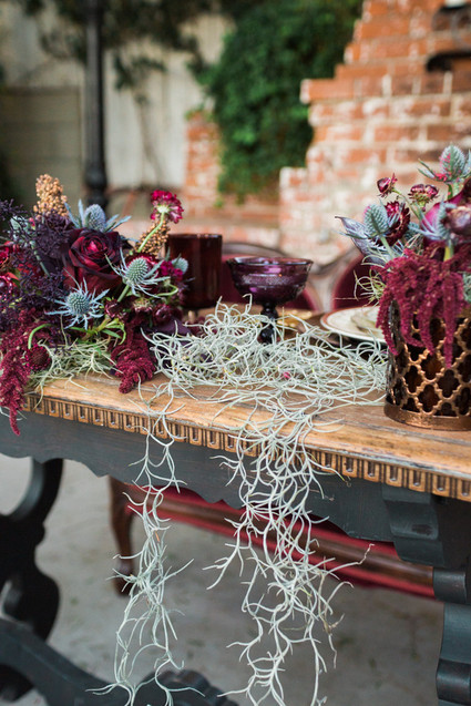 Bohemian halloween wedding inspiration