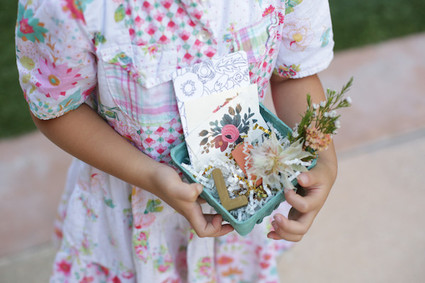 floral baby shower favors