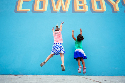 bright urban kids portraits