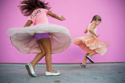 bright urban kids portraits