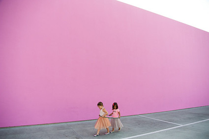 bright urban kids portraits