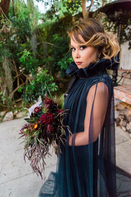 Bohemian halloween wedding inspiration