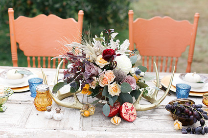 Fall wedding florals