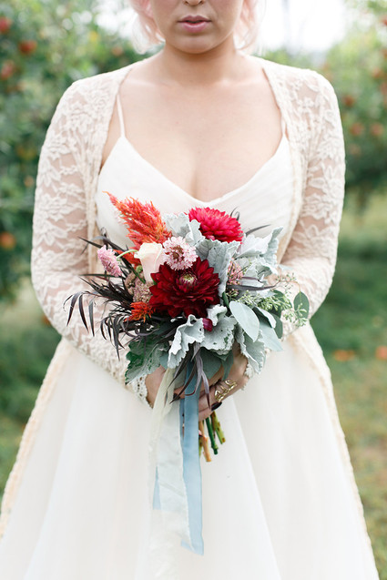 Fall bridal bouquets