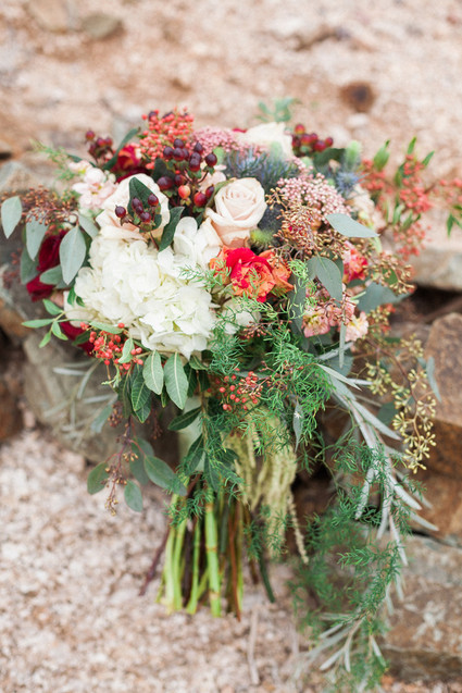 Fall wedding florals