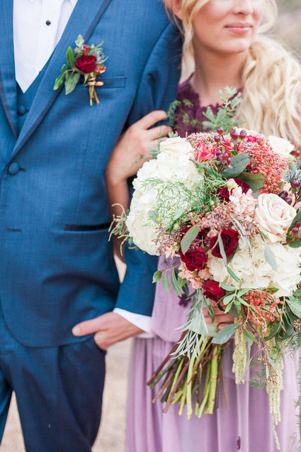 Fall wedding florals