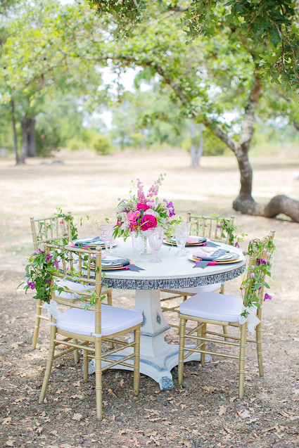 Bridal shower tablescape