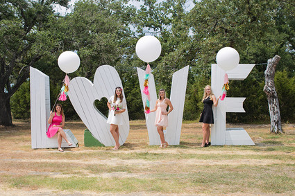 Bridal shower signage