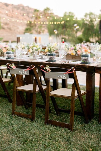 Reception decor