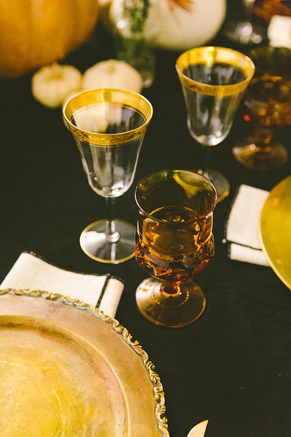 moody fall dinner party