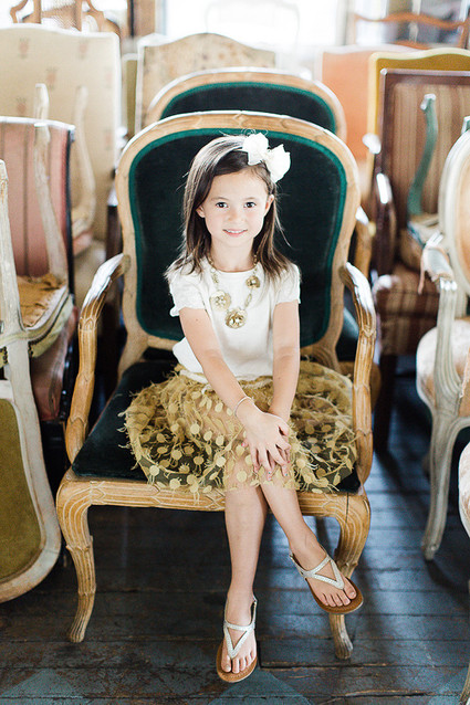 vintage style childs portrait