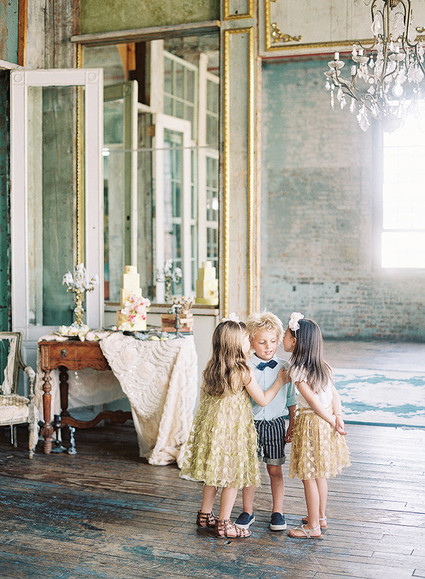 vintage style childs portrait