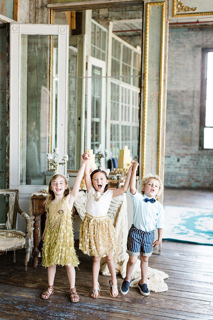 vintage style childs portrait