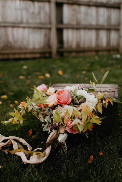 Fall wedding florals