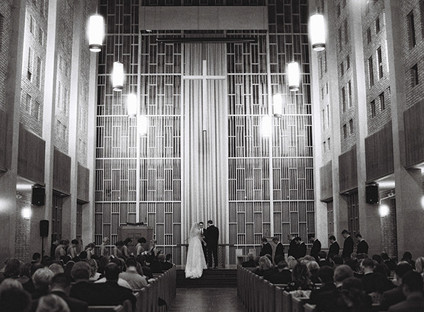 Church wedding ceremony