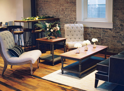 Wedding lounge area