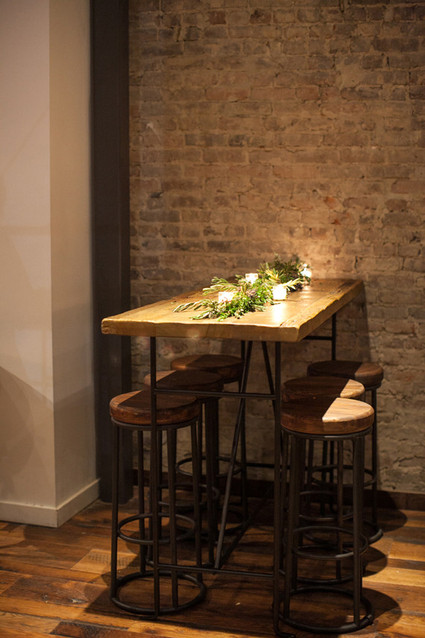 Winter wedding decor