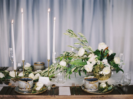 Winter wedding florals