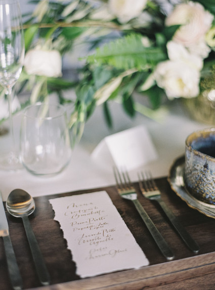 Place setting Inspiration