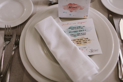 Wedding menu