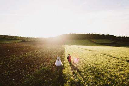 Romantic Spanish countryside portrait