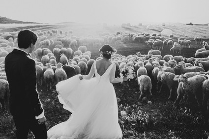 Romantic Spanish countryside portrait