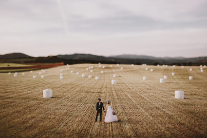 Romantic Spanish countryside portrait